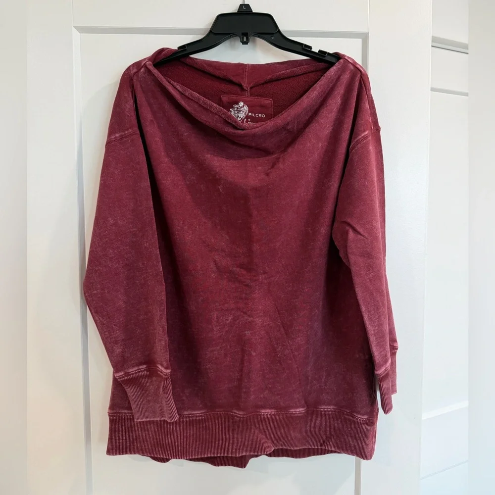 Anthropology Pilcro Off Shoulder Crew - Picture 1 of 3